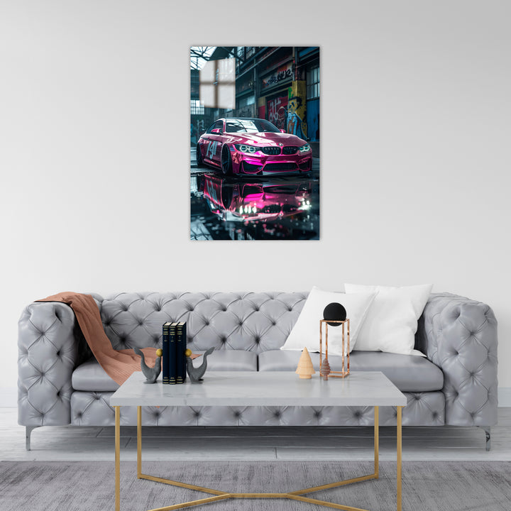 Metalmixprint Pink BMW